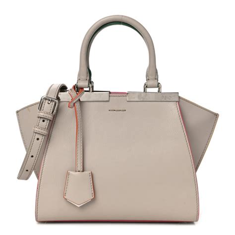 fendi petite 3jours|FENDI Vitello Dolce Mini 3Jours Tote Grigio Polvere.